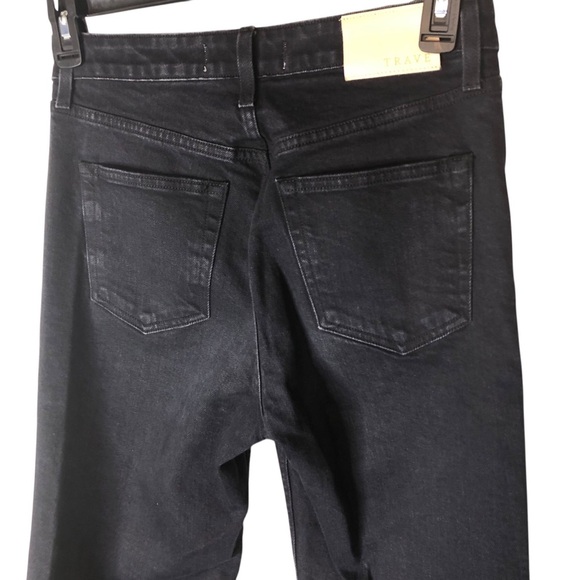 Trave Berit Relaxed Jeans Sz 28 Straight Cuffed Night Fever Buttonfly Casual - Picture 6 of 11